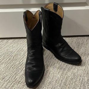 Like New Tecovas Black Roper Boots (11D)